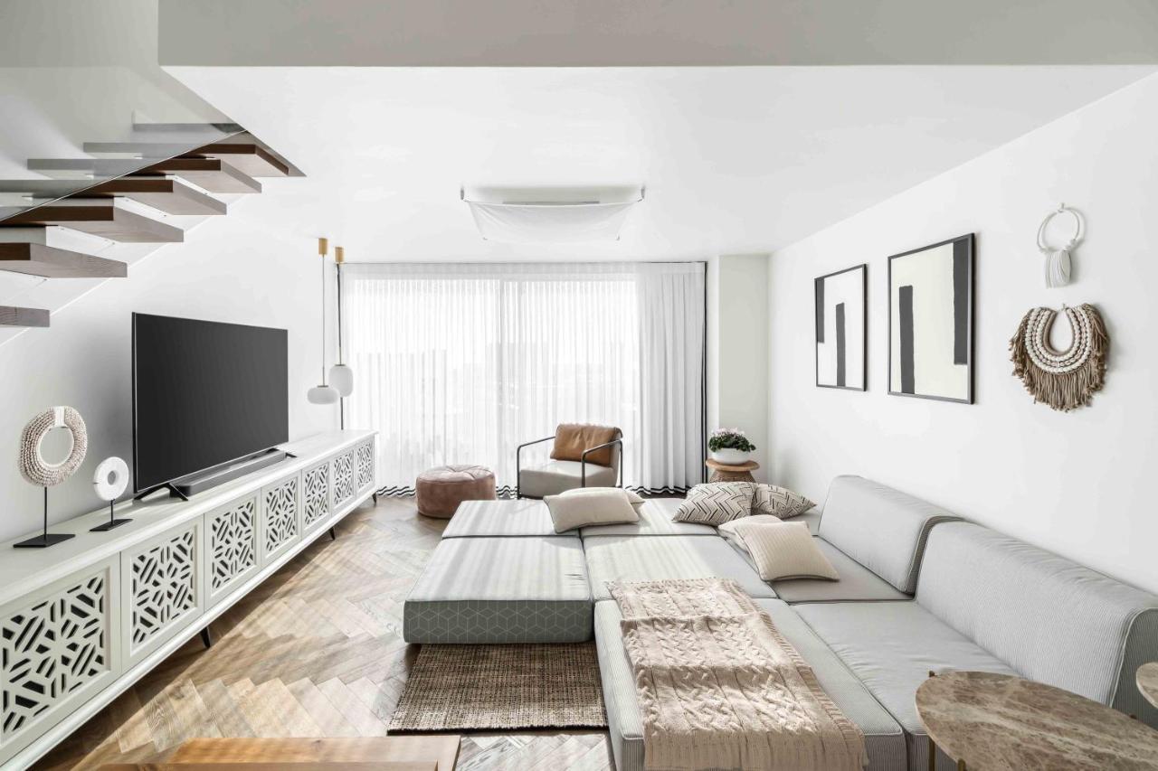 Elegant Duplex With Parking By Beachfront Stay Herzelia Eksteriør billede